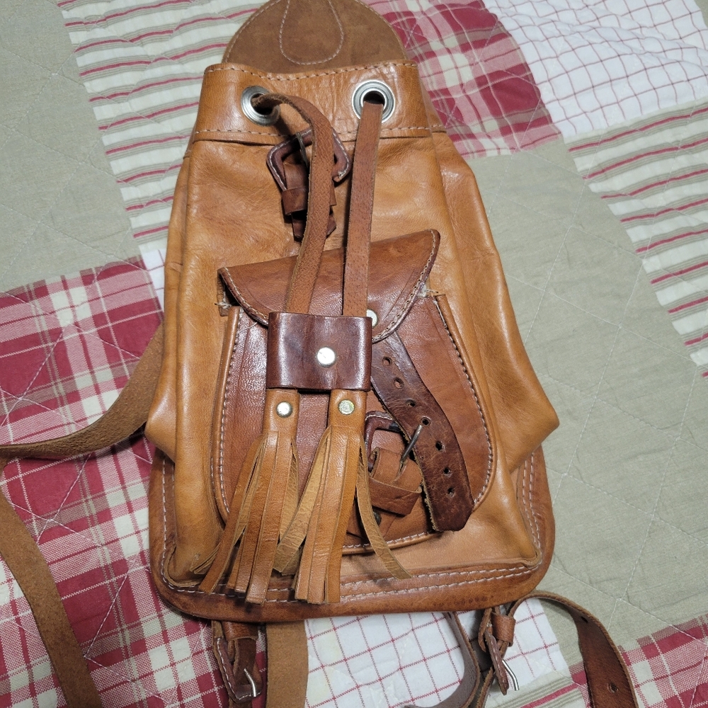 Handmade Genuine Leather Backpack